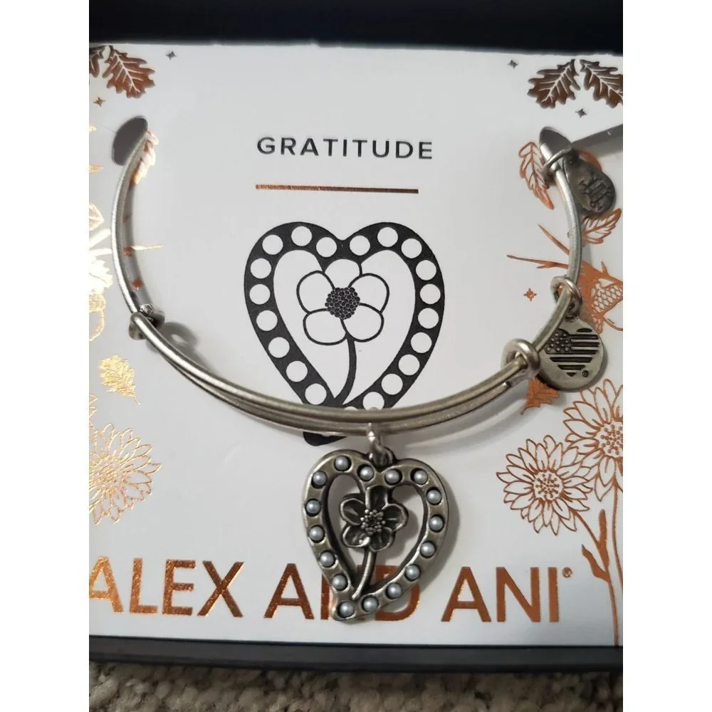 Alex and Ani Gratitude Bracelet- New with box